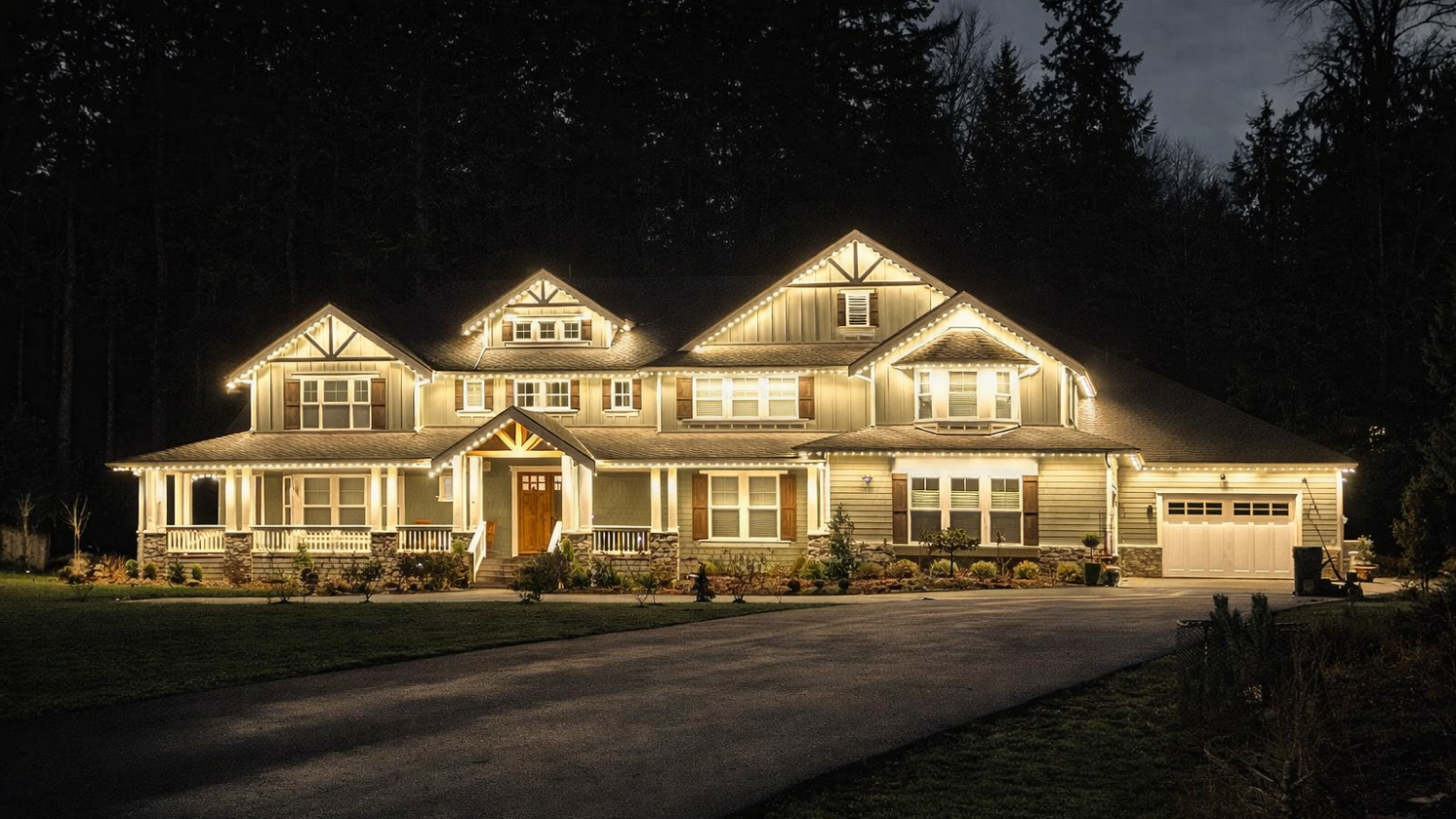 House with Warm White